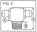 DOUBLE HEAD GREASE FITTING